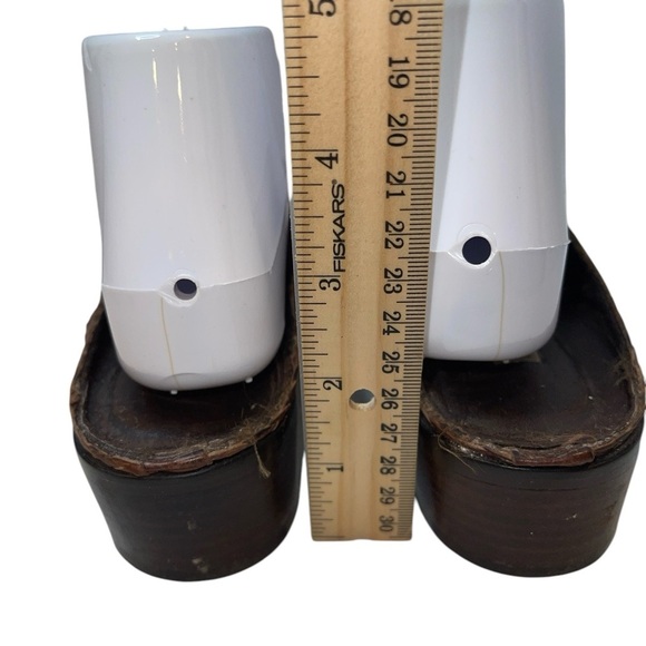 ENZO Angiolini Women's Slides Size 8M Brown Leather Weave Design Slip On - Picture 5 of 9